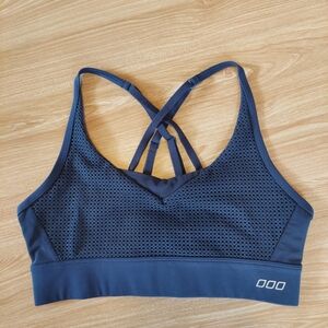 Lorna Jane Dark Blue Mesh Sports Bra